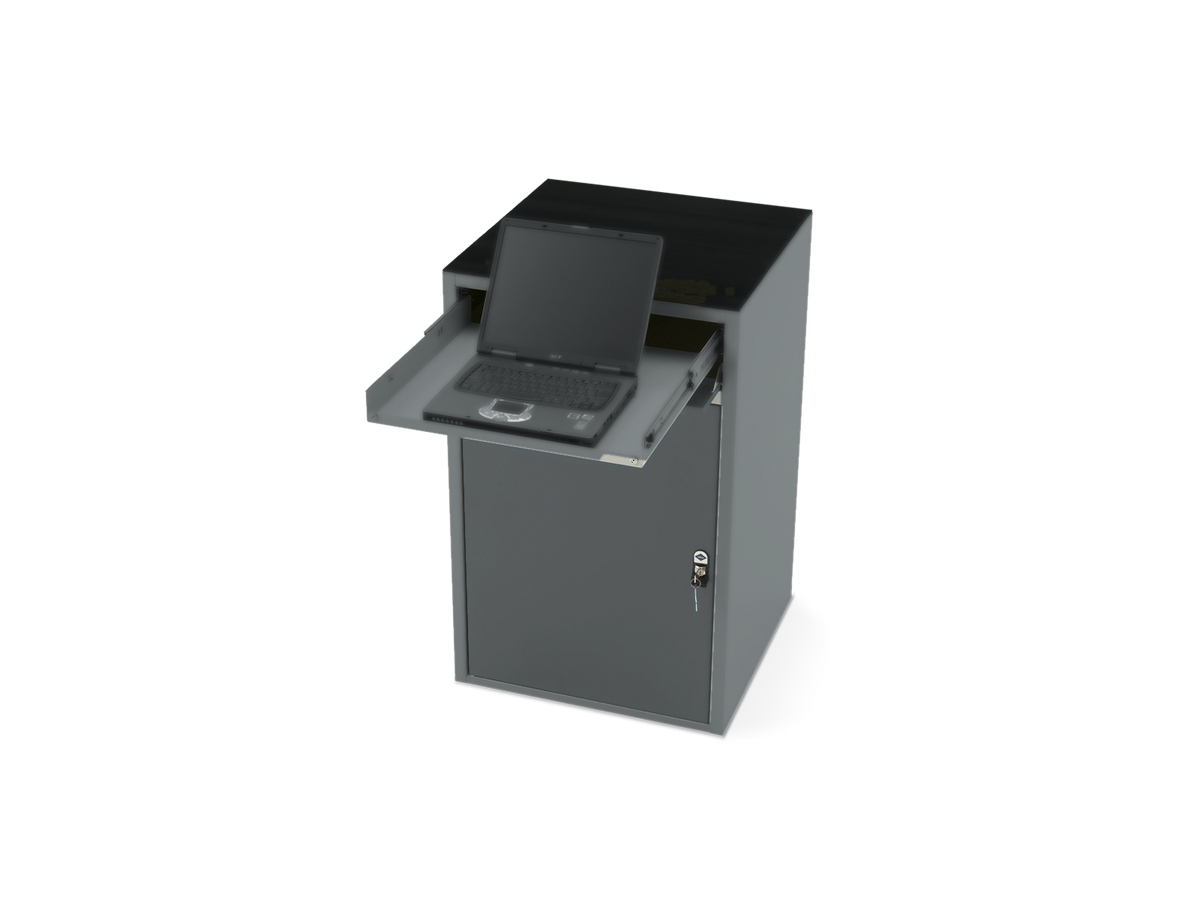 CS-4 computerskab til bærbar computer, H 970 mm