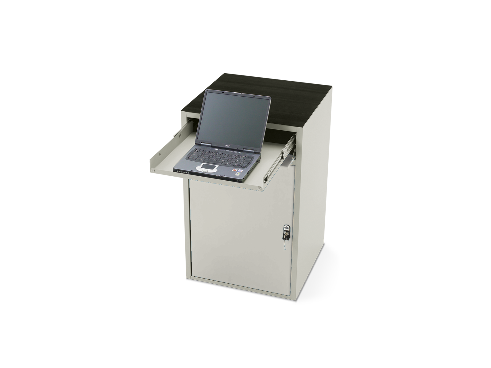 CS-4 computerskab til bærbar computer, H 970 mm