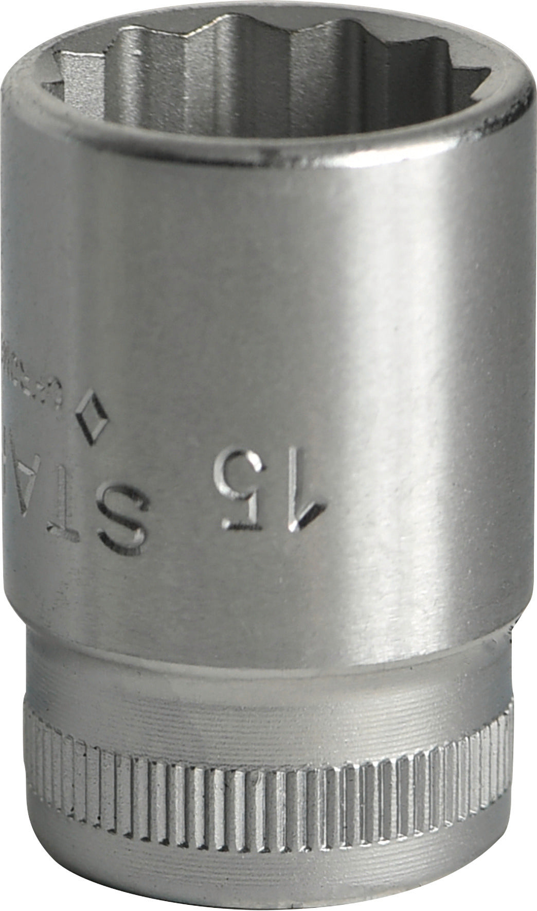 45 top 15 mm, firkant 3/8"