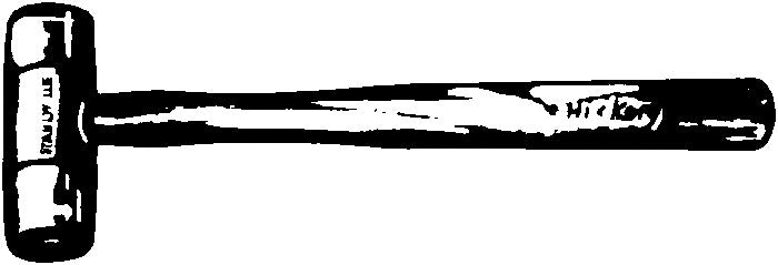 10955 plasthammer Ø 32 mm