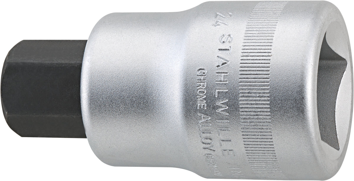 64 skruetrækkertop 19 mm, firkant 1"