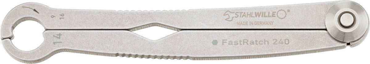 FastRatch 240 åben ringskraldenøgle 14 mm (9/16")