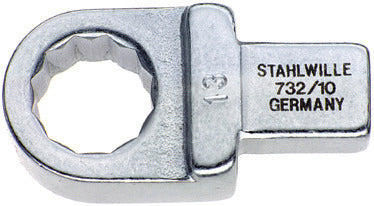 732/10 ring-indstiksværktøj 13 mm, indstik 9 × 12 mm