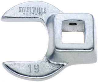 540 kragefodsnøgle 19 mm, firkant 3/8"