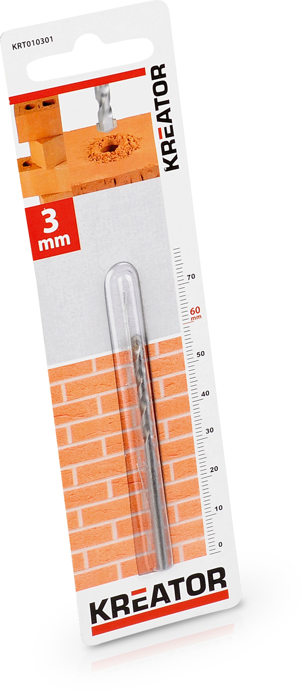 Murbor 3,0 mm x 60 mm