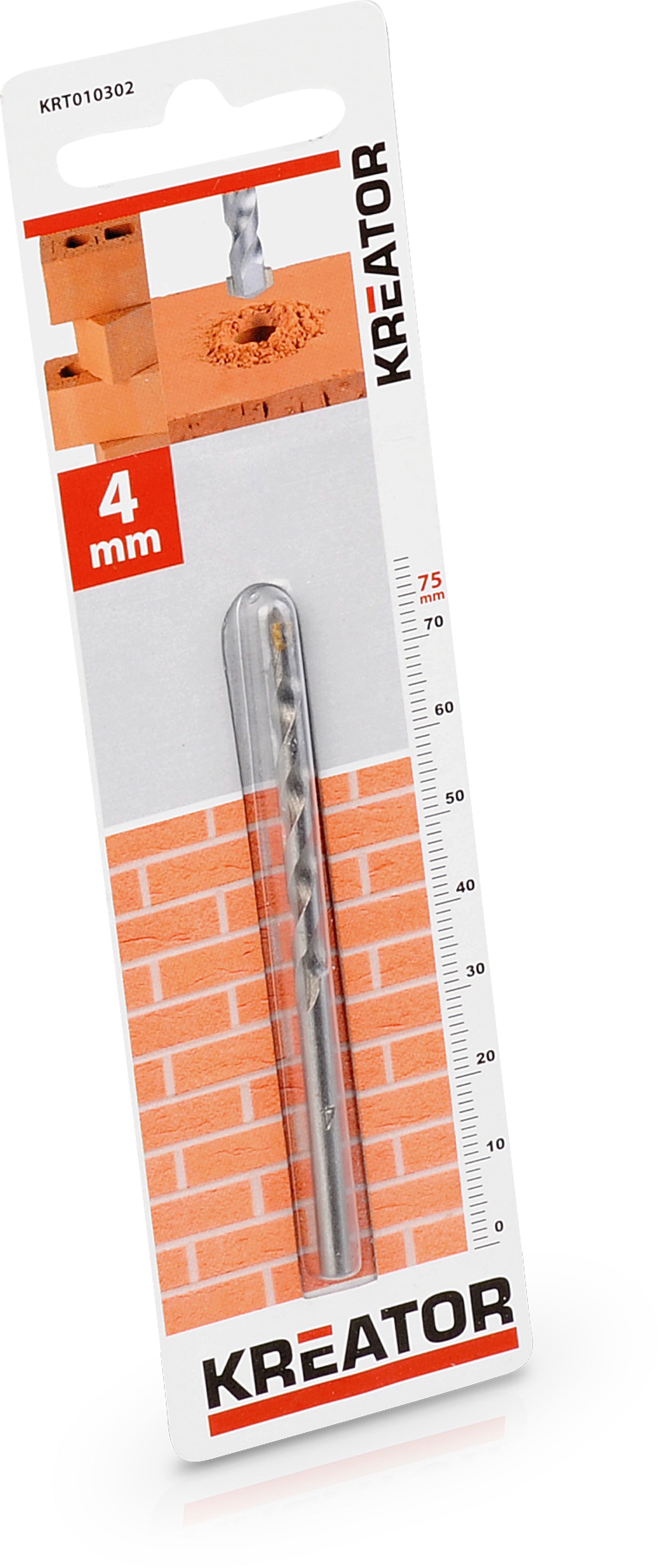 Murbor 4,0 mm x 75 mm