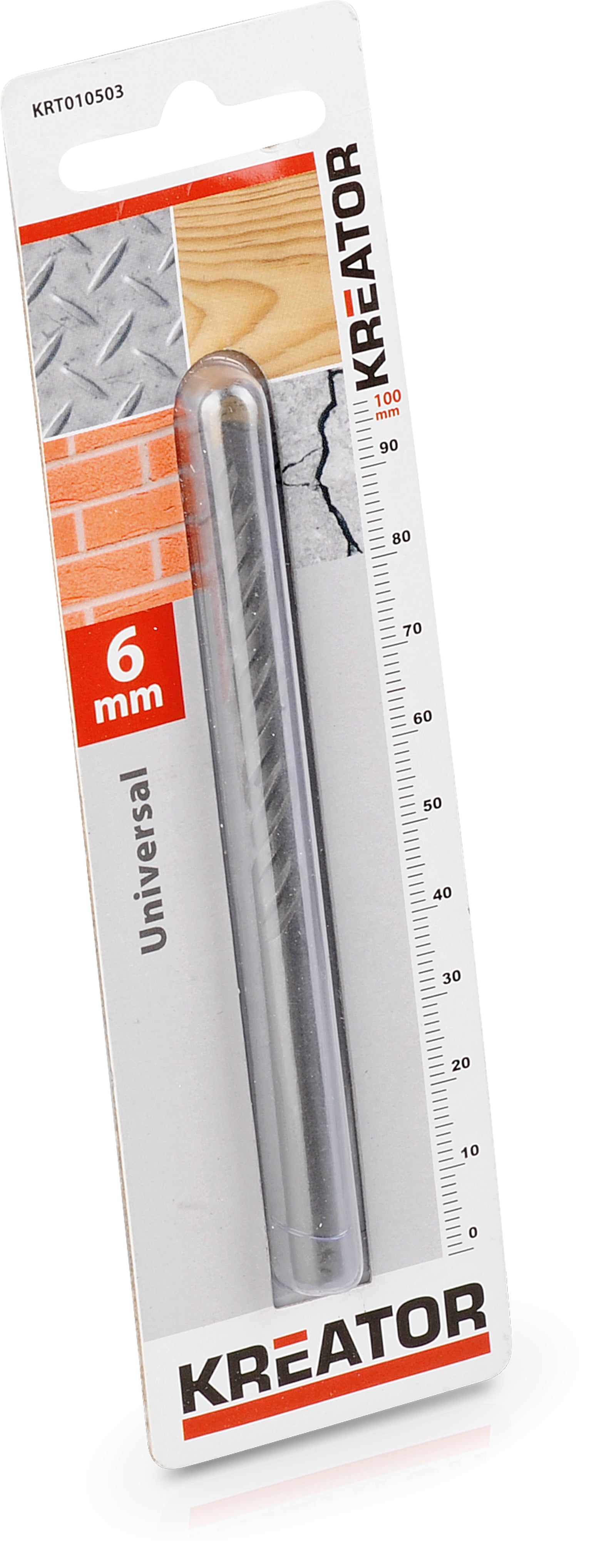 Universalbor/monteringsbor 4,0 x 75 mm