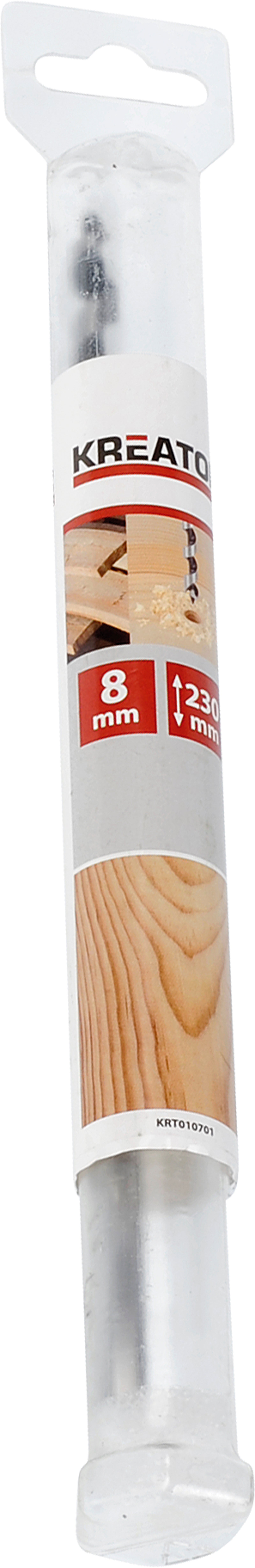 Sneglebor Ø 8 × 230 mm med sekskantskaft