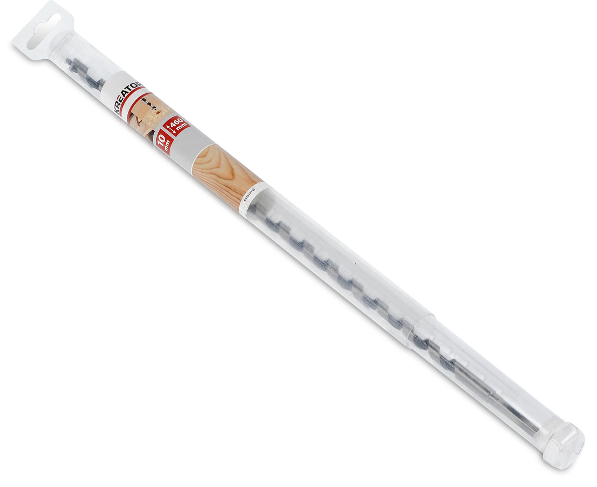 Sneglebor Ø 10 × 460 mm med sekskantskaft