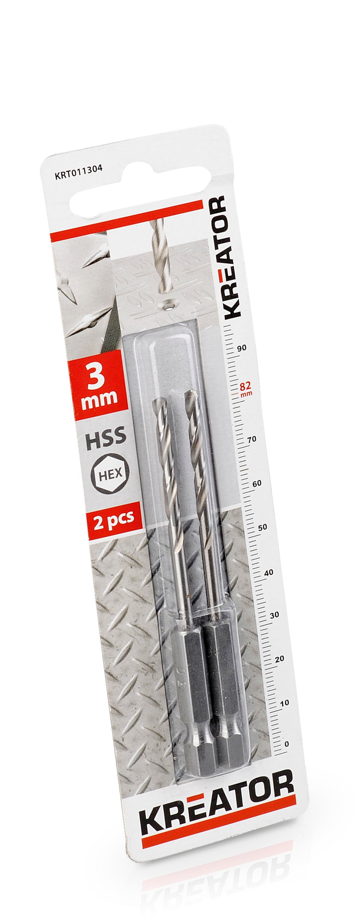 HSS Metalbor HEX 3,0 mm - 2 stk - AKKU