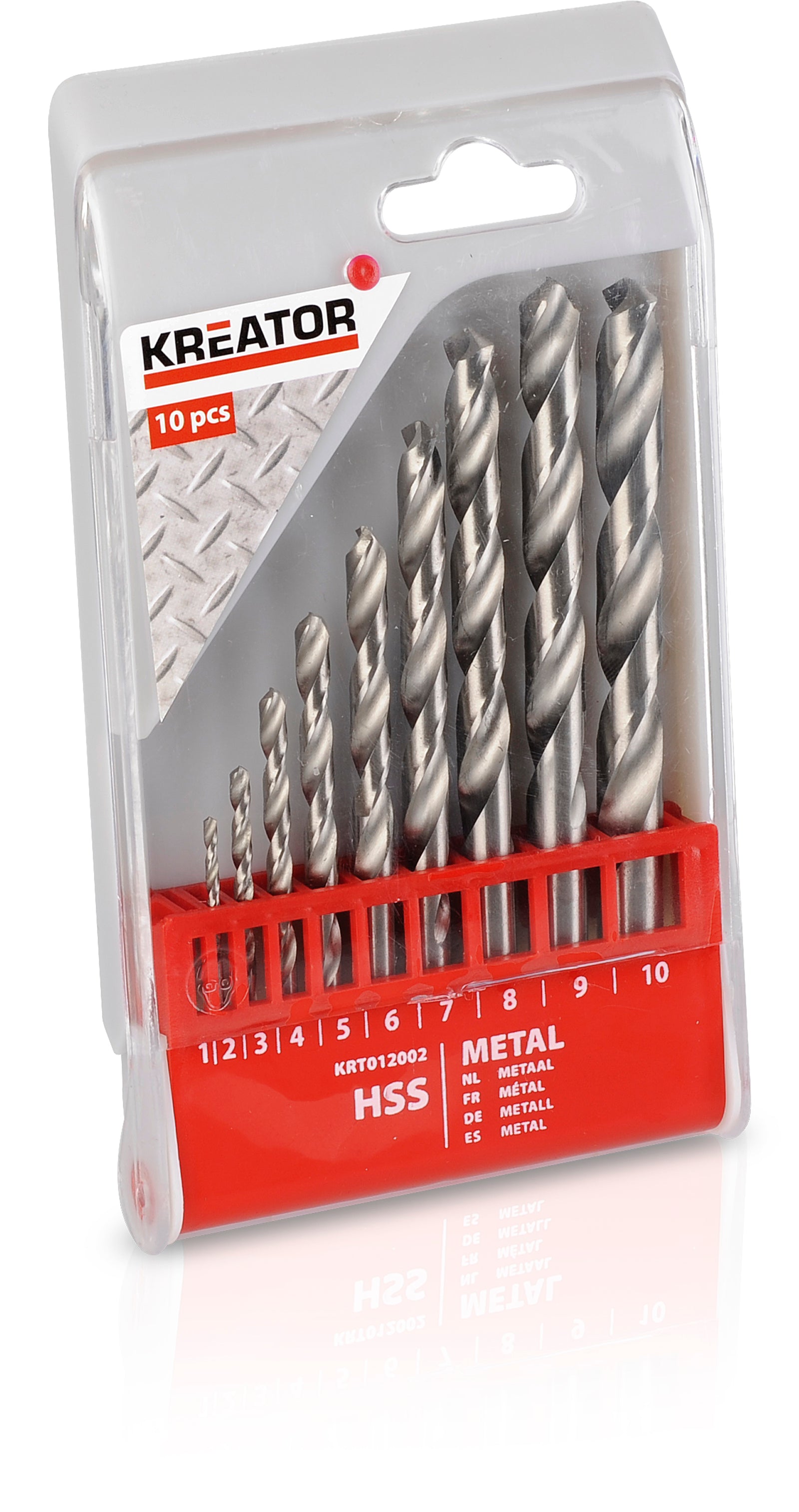 HSS Borsæt 10 dele  1-10 mm