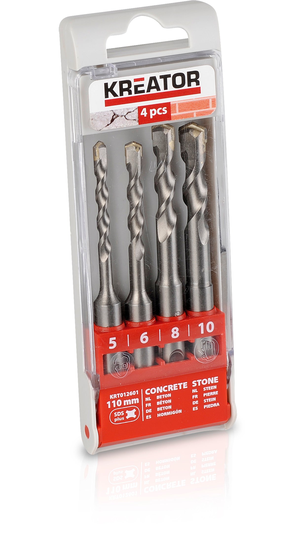 SDS Plus hammerborsæt 4 dele 5-10 mm