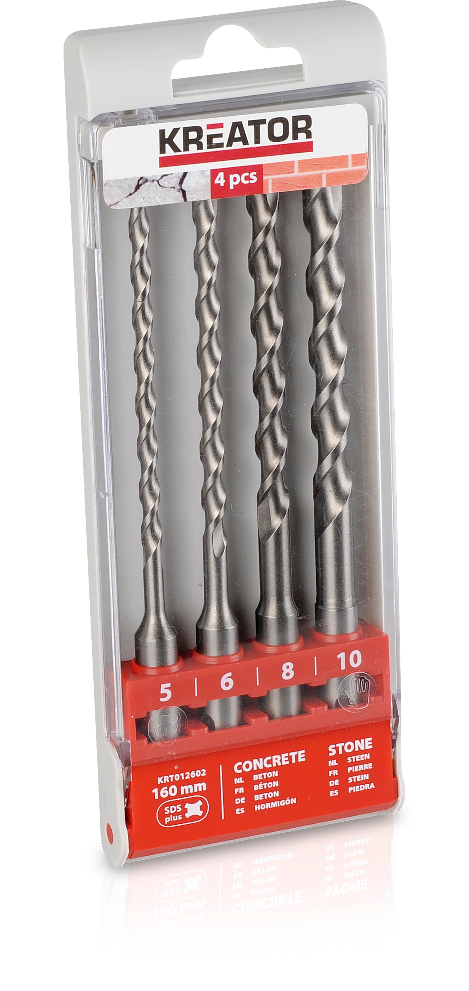 SDS Plus Hammerborsæt 4 dele 5-10 mm