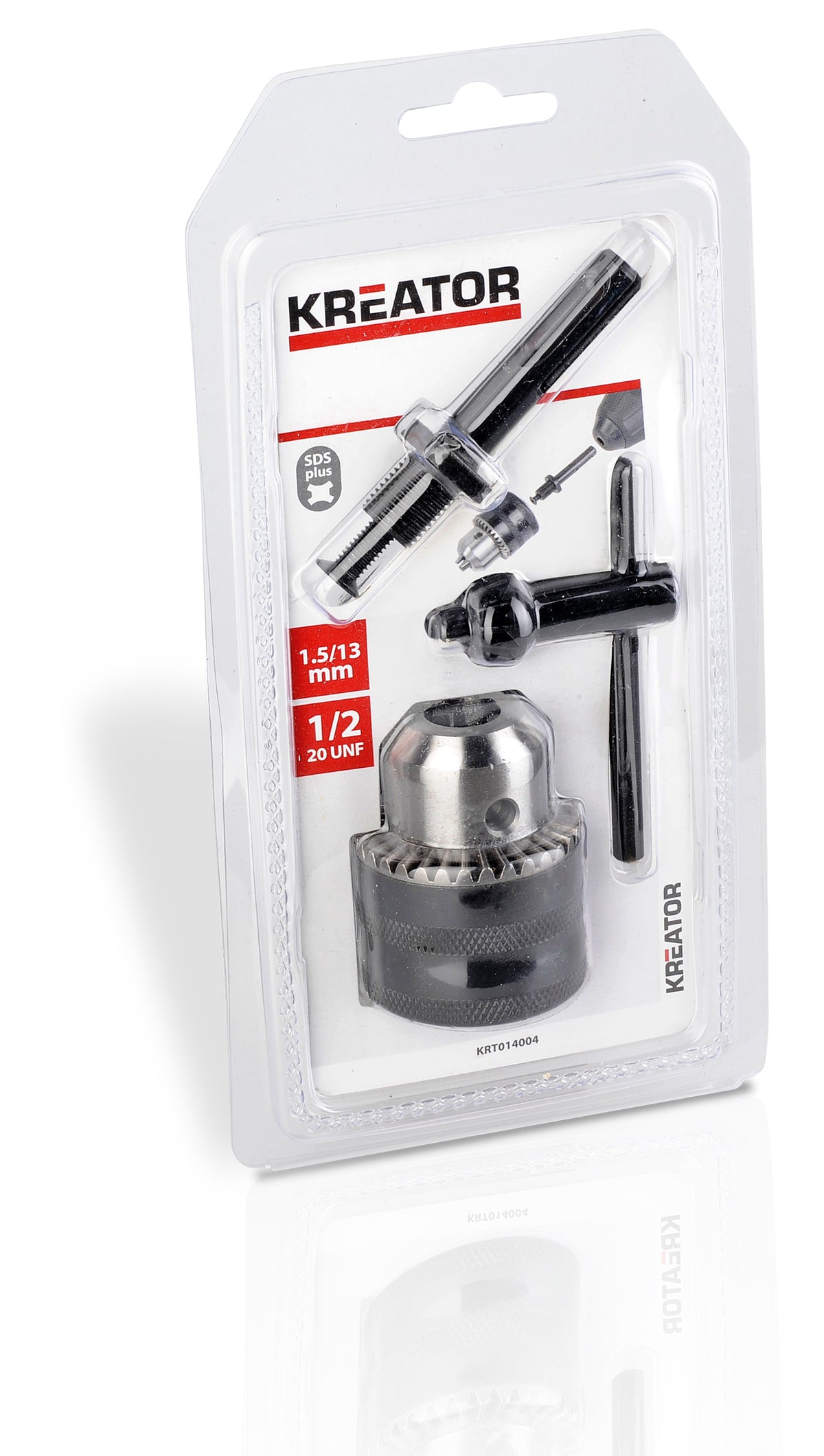 Borepatron tandkrans 1,5-13 mm med nøgle