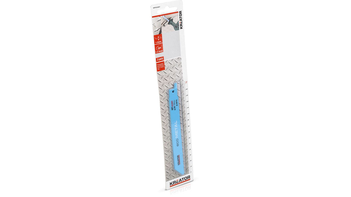 Bajonetsavklinger 150 mm til metal 2 stk