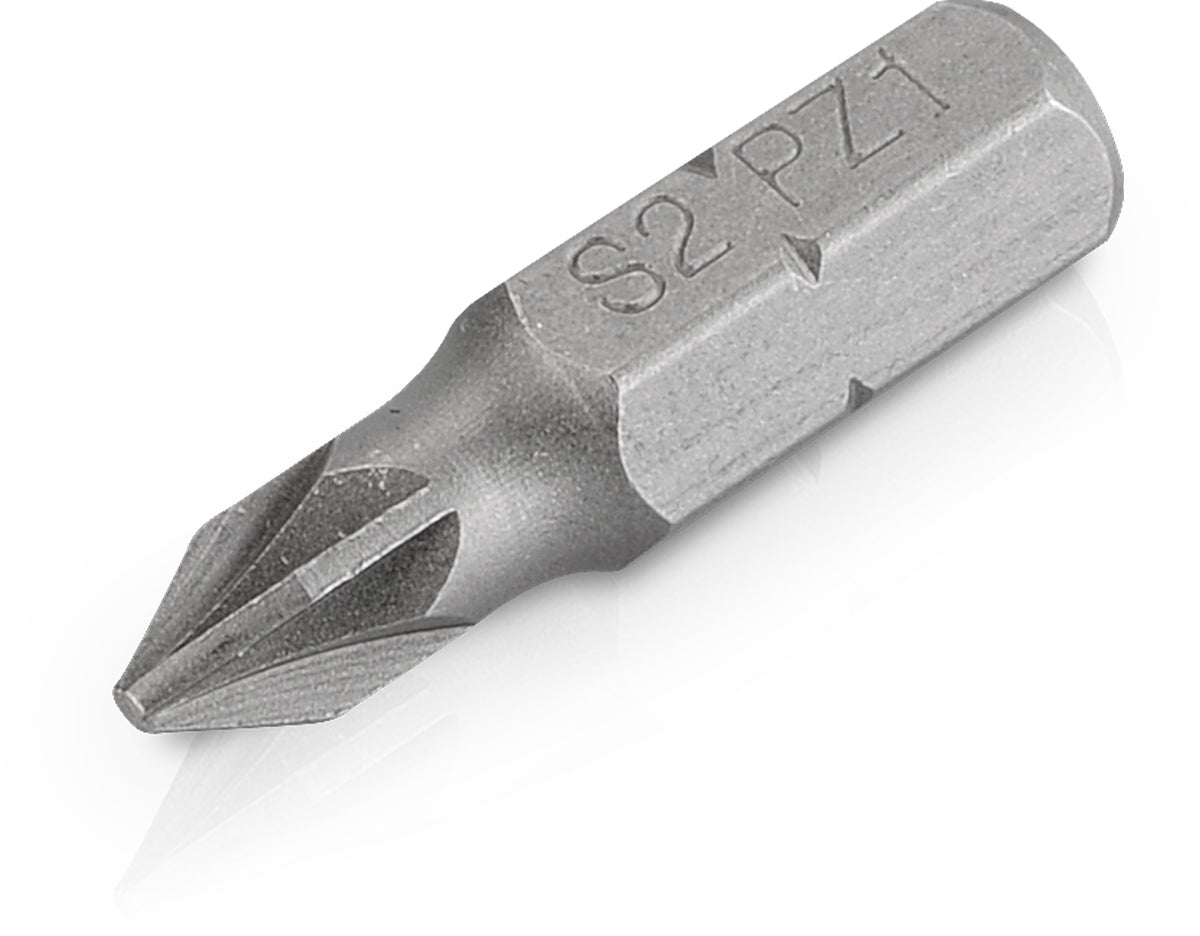 Bits PZ1 x 25 mm - 2 stk.
