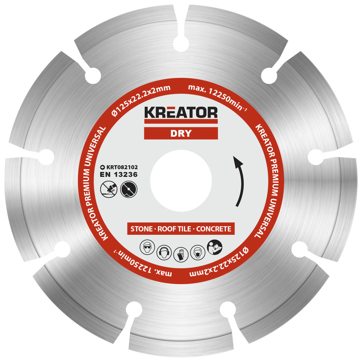 Diamantklinger til sten 125 mm PREMIUM