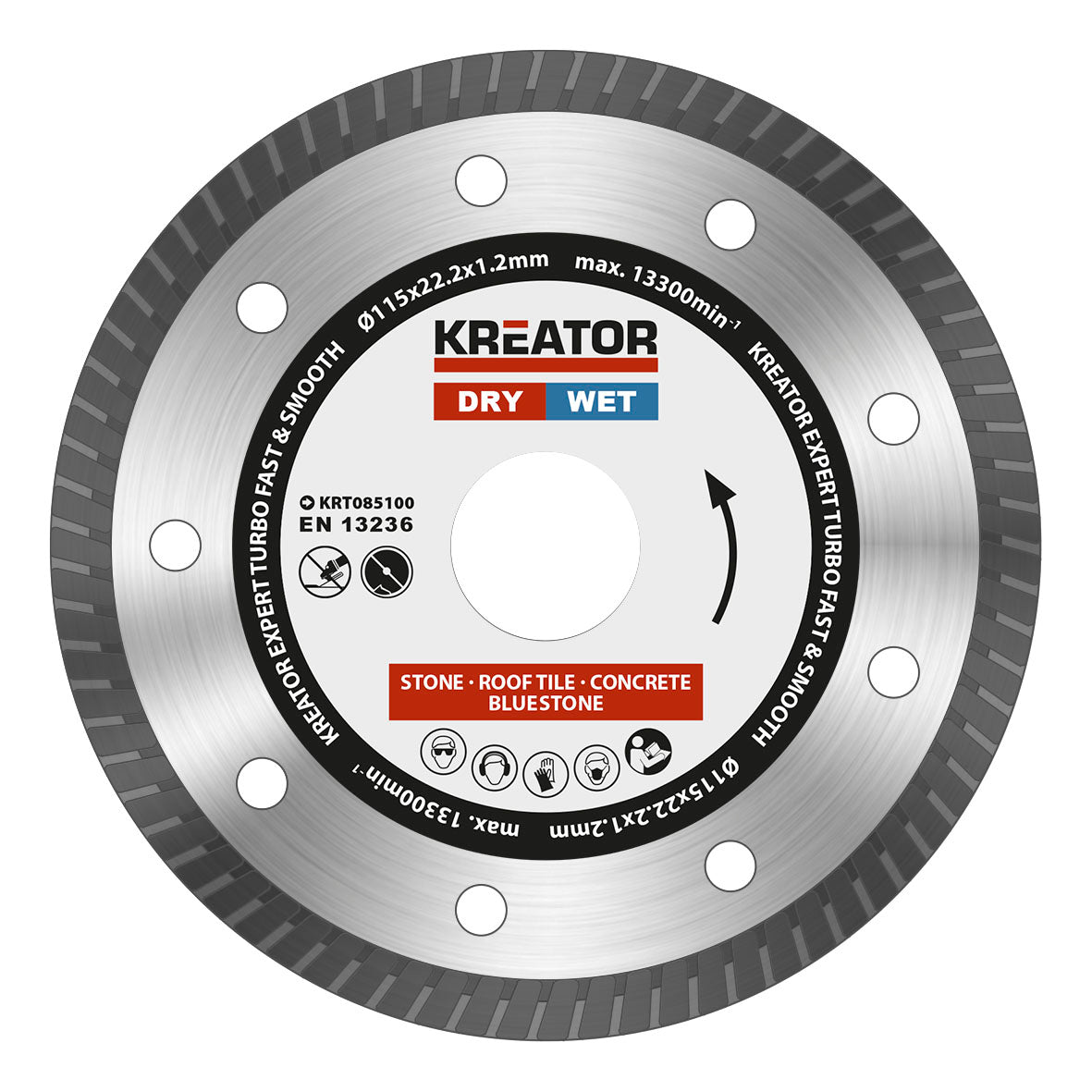 Diamant skæreskive 115 mm EXPERT TURBO