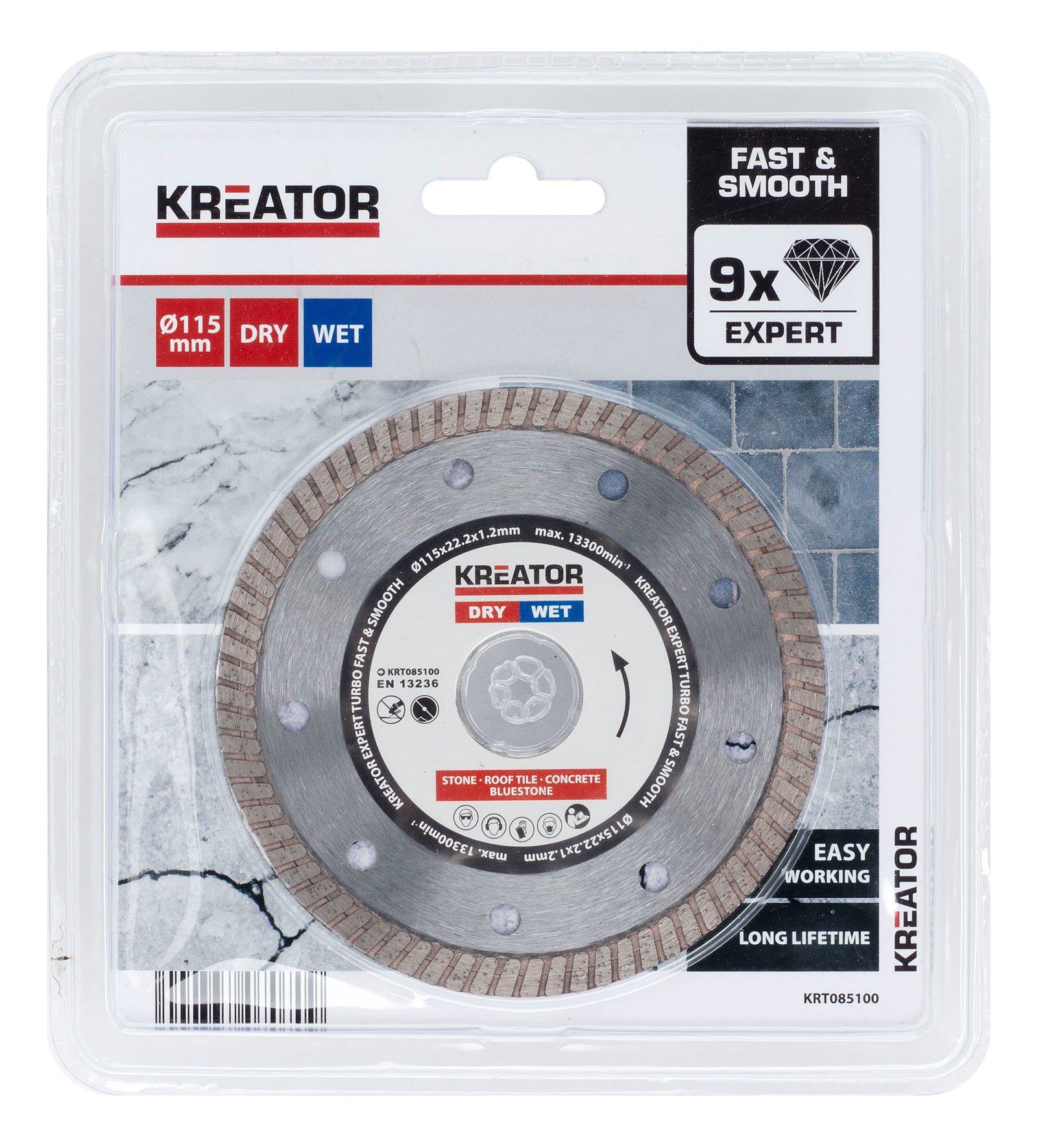Diamant skæreskive 115 mm EXPERT TURBO