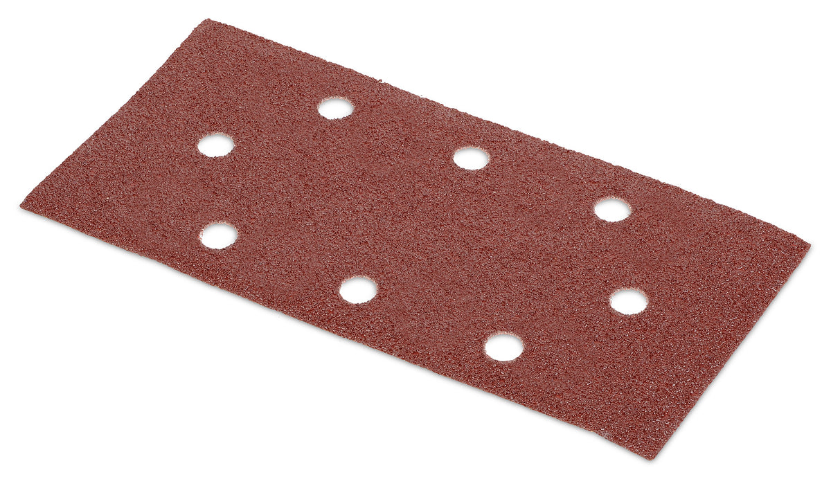 Slibepapir 93 x185 mm K80 5 stk velcro