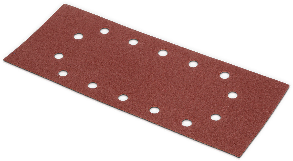 Slibepapir 115 × 280 mm K80 til rystepudsere – 5 stk.