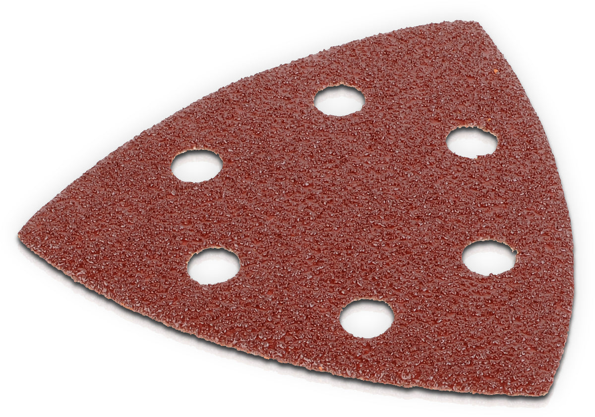 Trekant sliberpapir K40 5 stk. VELCRO