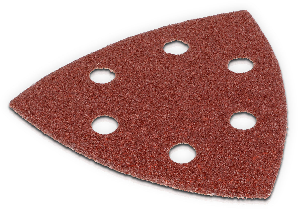 Trekant sliberpapir K80 5 stk. VELCRO