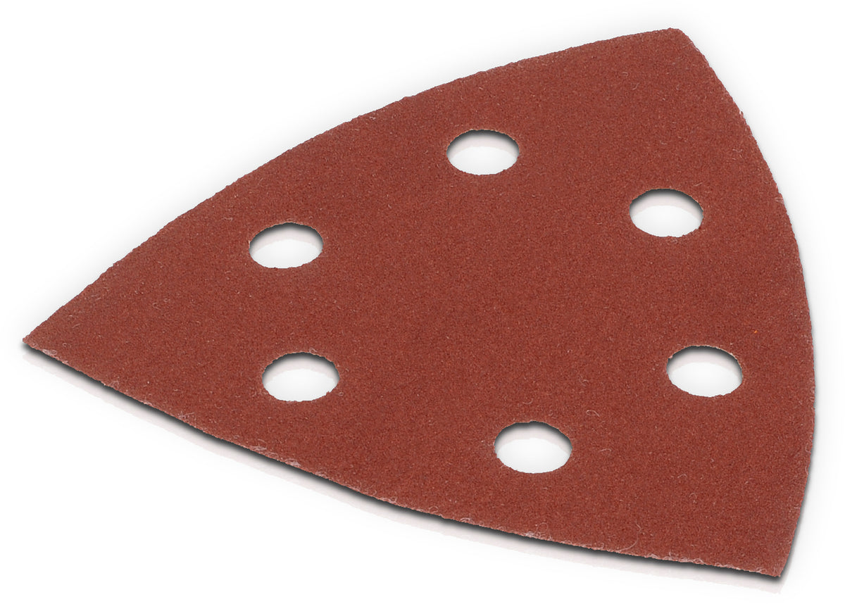 Trekant sliberpapir K180 5 stk. VELCRO
