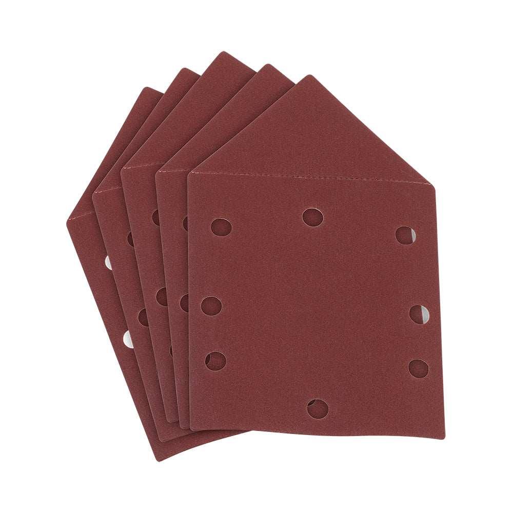 Velcro sandpapir 5-kantet 157x100mm - korn 240