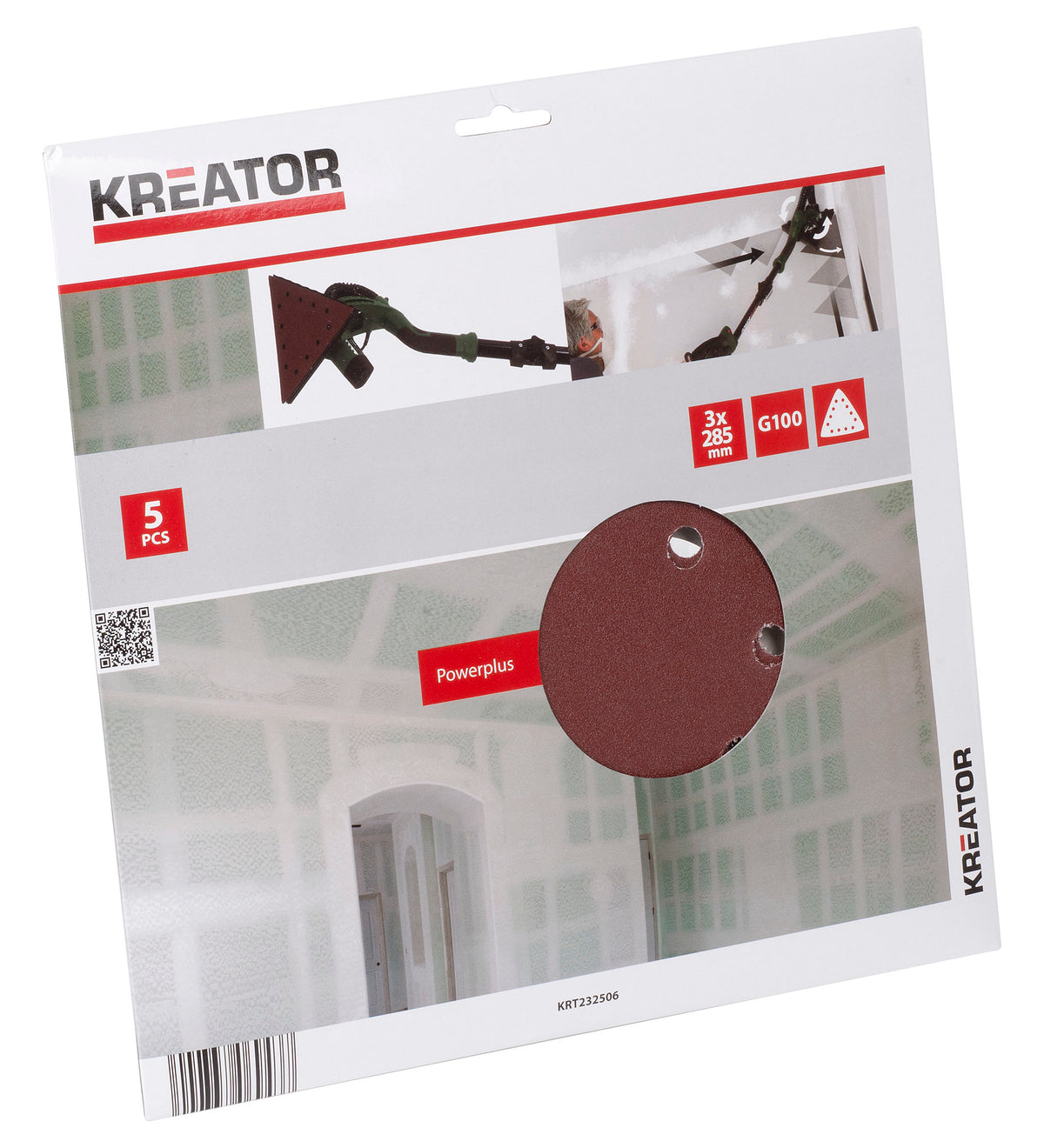 Trekant slibepapir til girafsliber K100 5 stk.