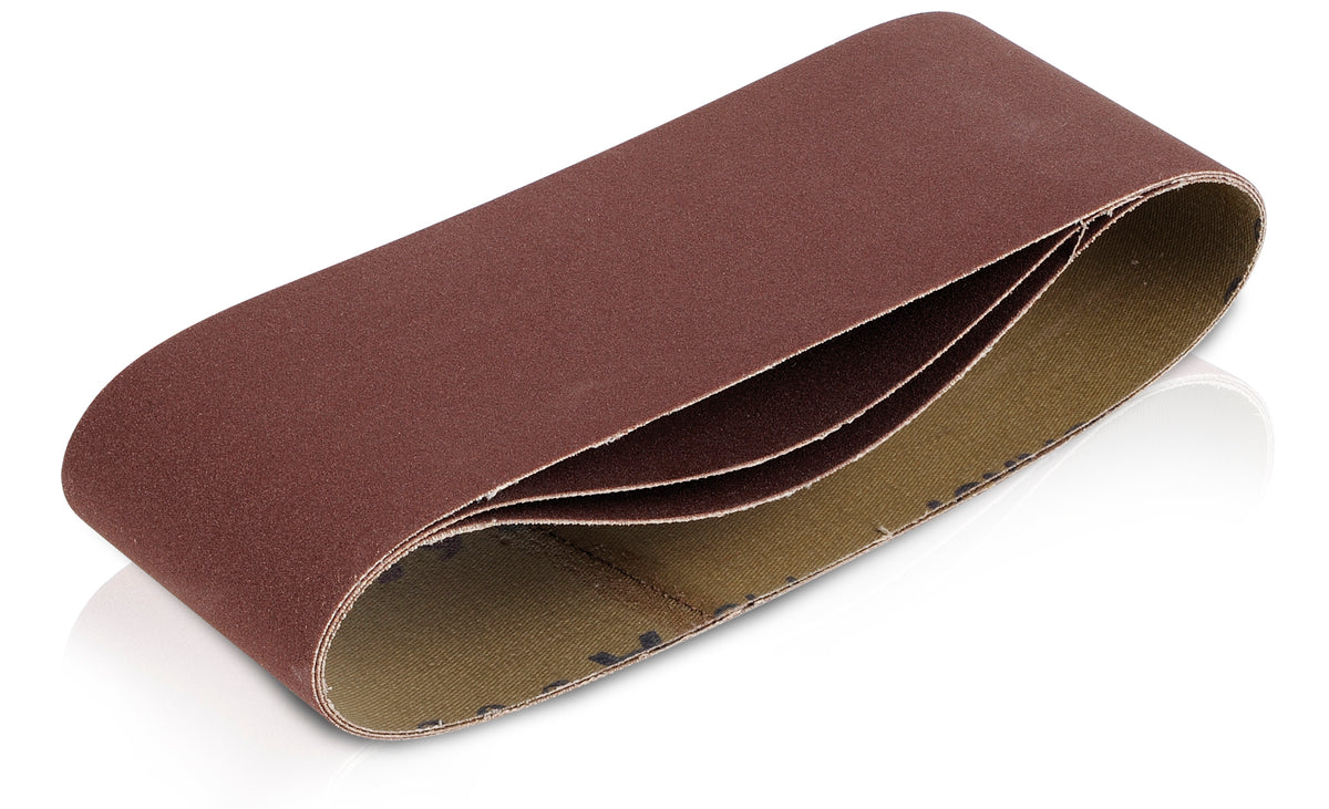 Slibebånd 75 x 457 mm korn 180 3 stk