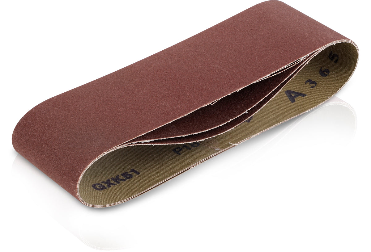 Slibebånd 75 x 533 mm korn 180 3 stk
