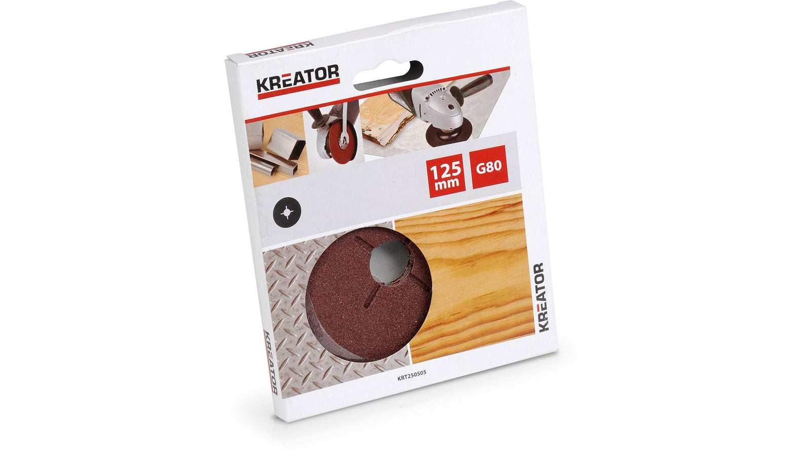 Fiberskive Ø 125 mm korn 80 - 5 stk.