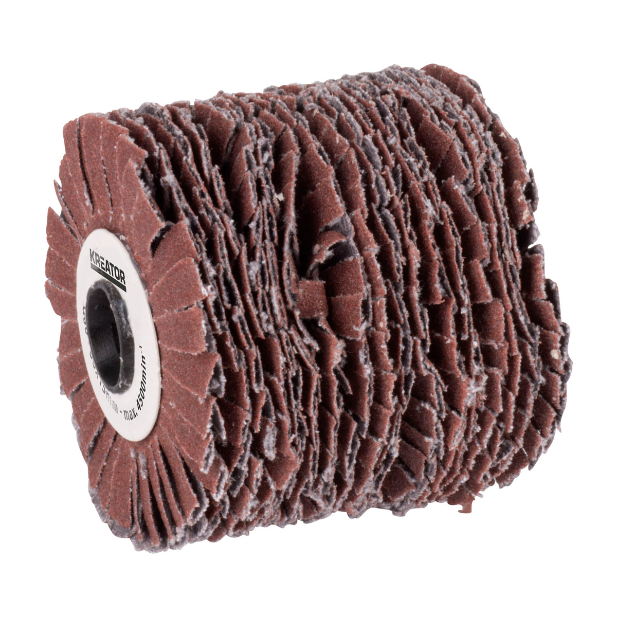 Fleksibelt slibehjul Ø 60 × 60 mm K80 til slibevalse