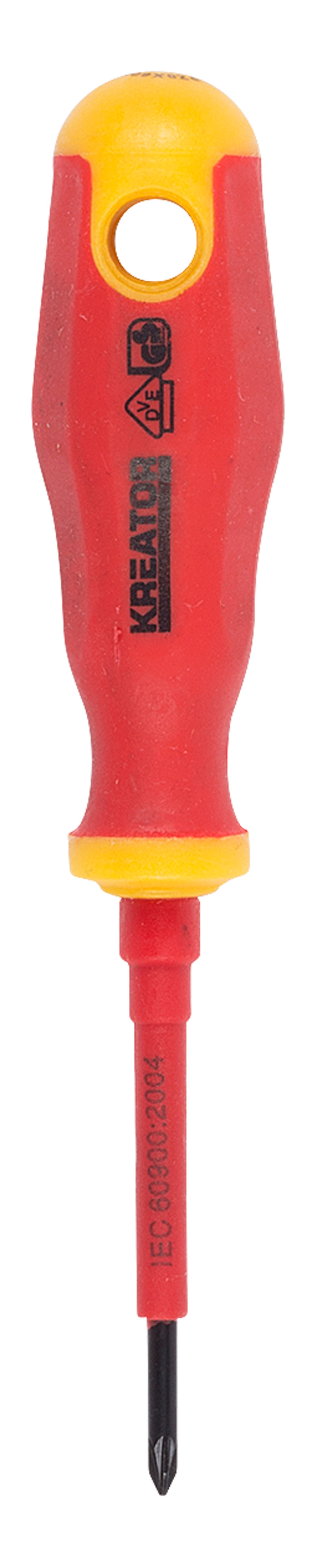 Skruetrækker VDE 1000 Volt PZ0x60 mm