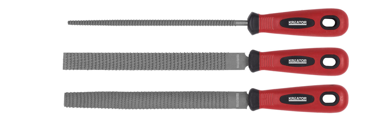 Træ raspesæt 3 dele, længde 315 mm