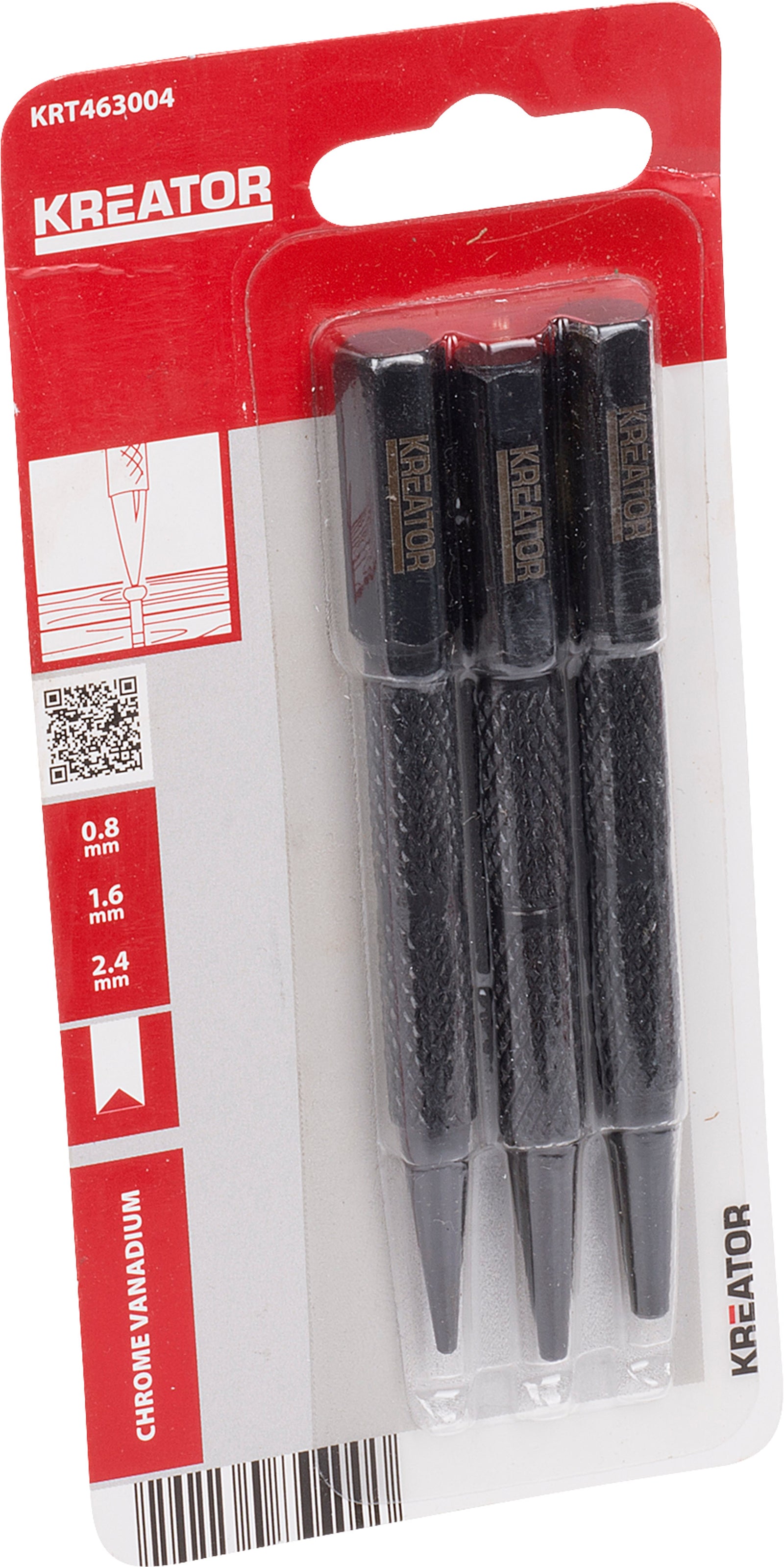 Dyknaglesæt 0,8–2,4 mm – 3 dele