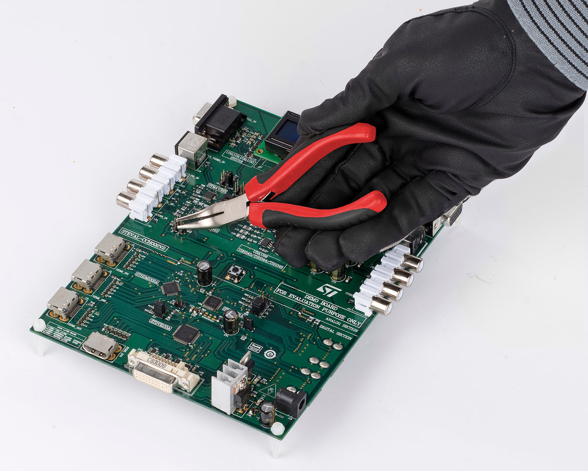 Elektronik Spidstang bøjet 125 mm