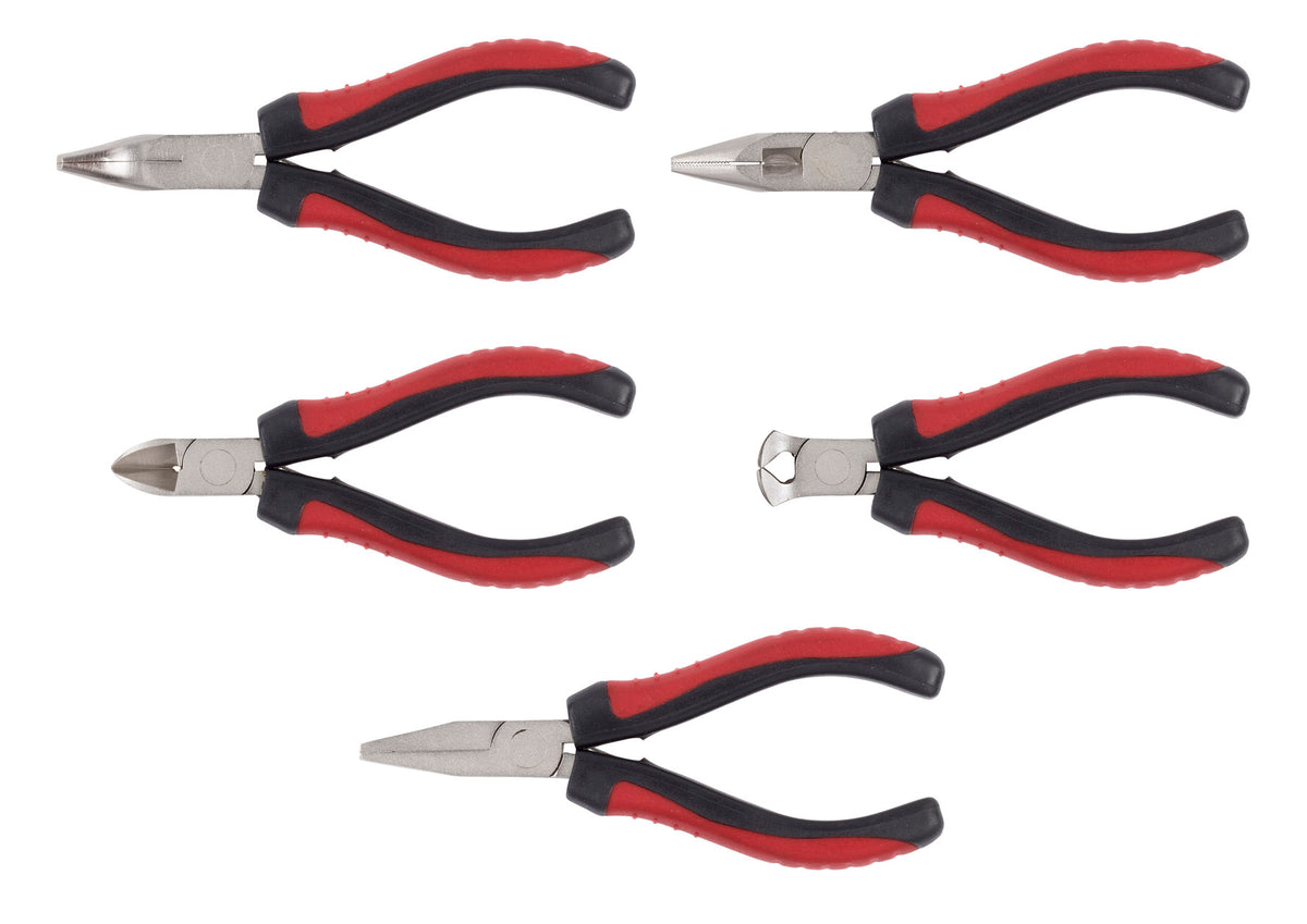 Mini-tangsæt 125 mm til elektronik – 5 dele