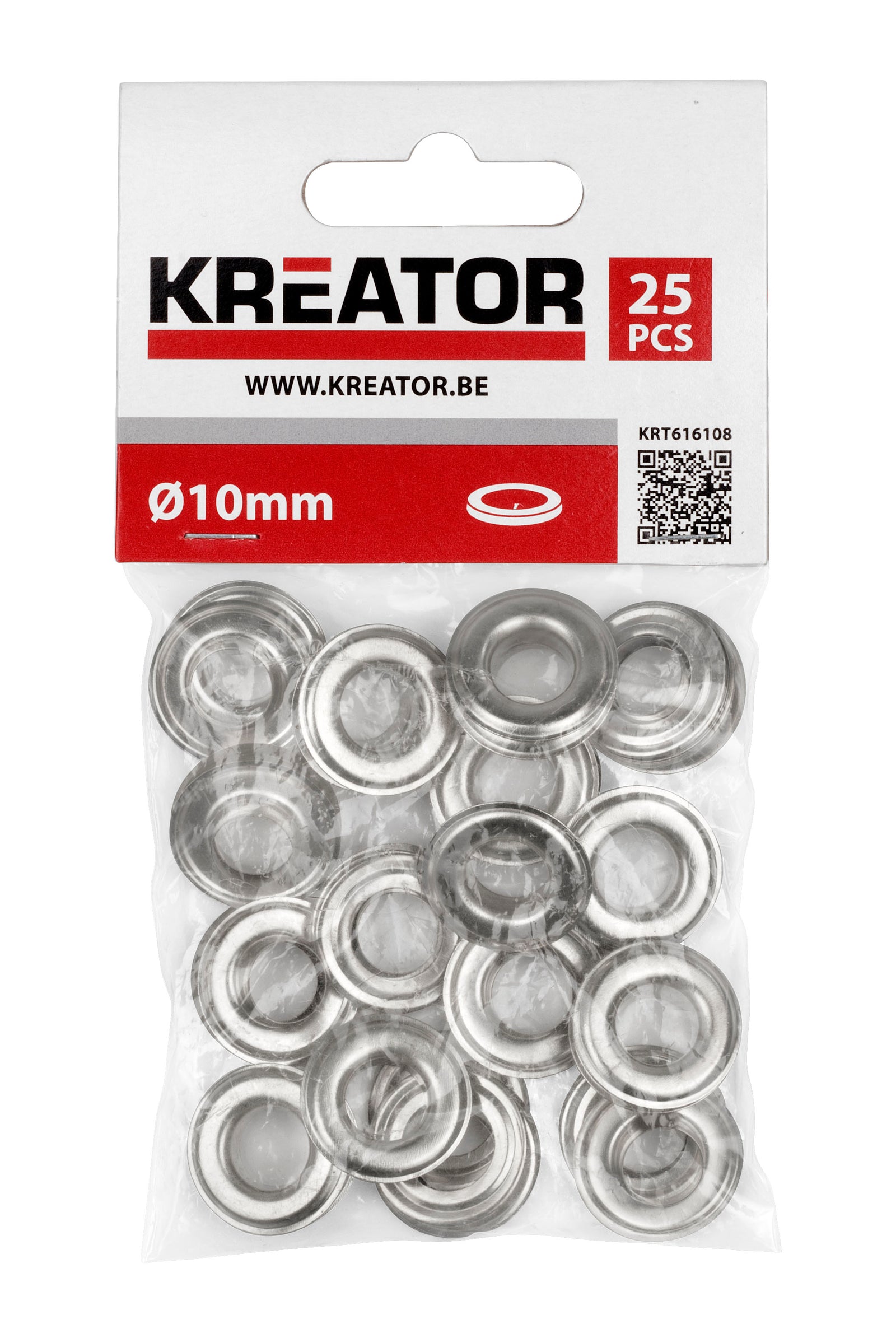 Presenningsøjer 10 mm 25 stk