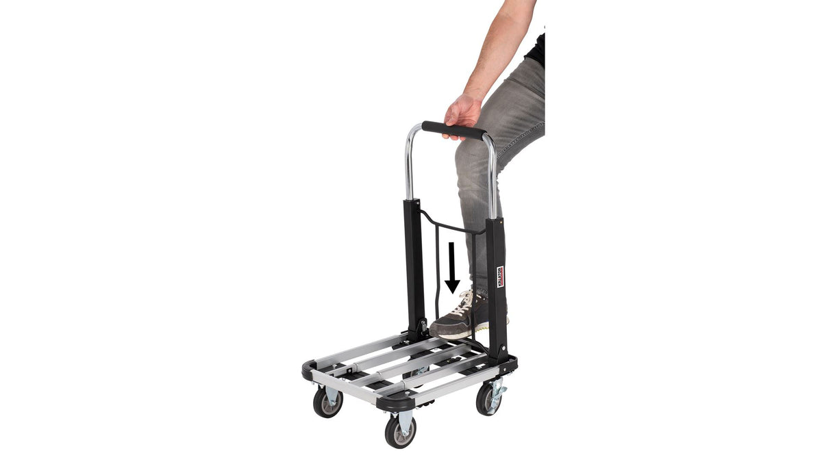 Transportvogn 150 kg justerbar/foldbar