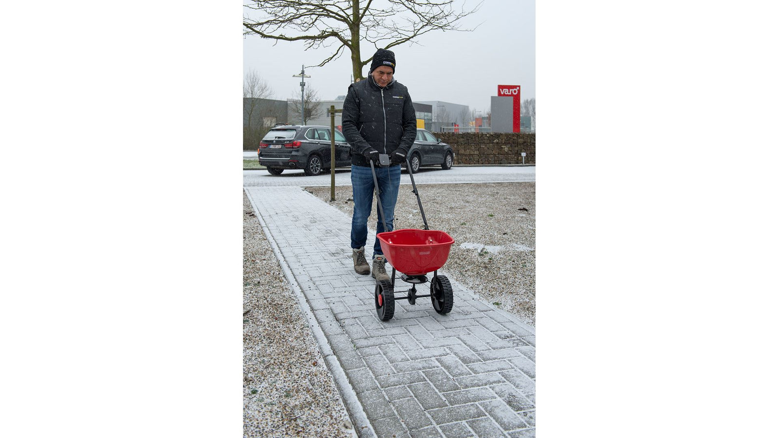 Rotationsspreder 15 l til gødning, frø og salt