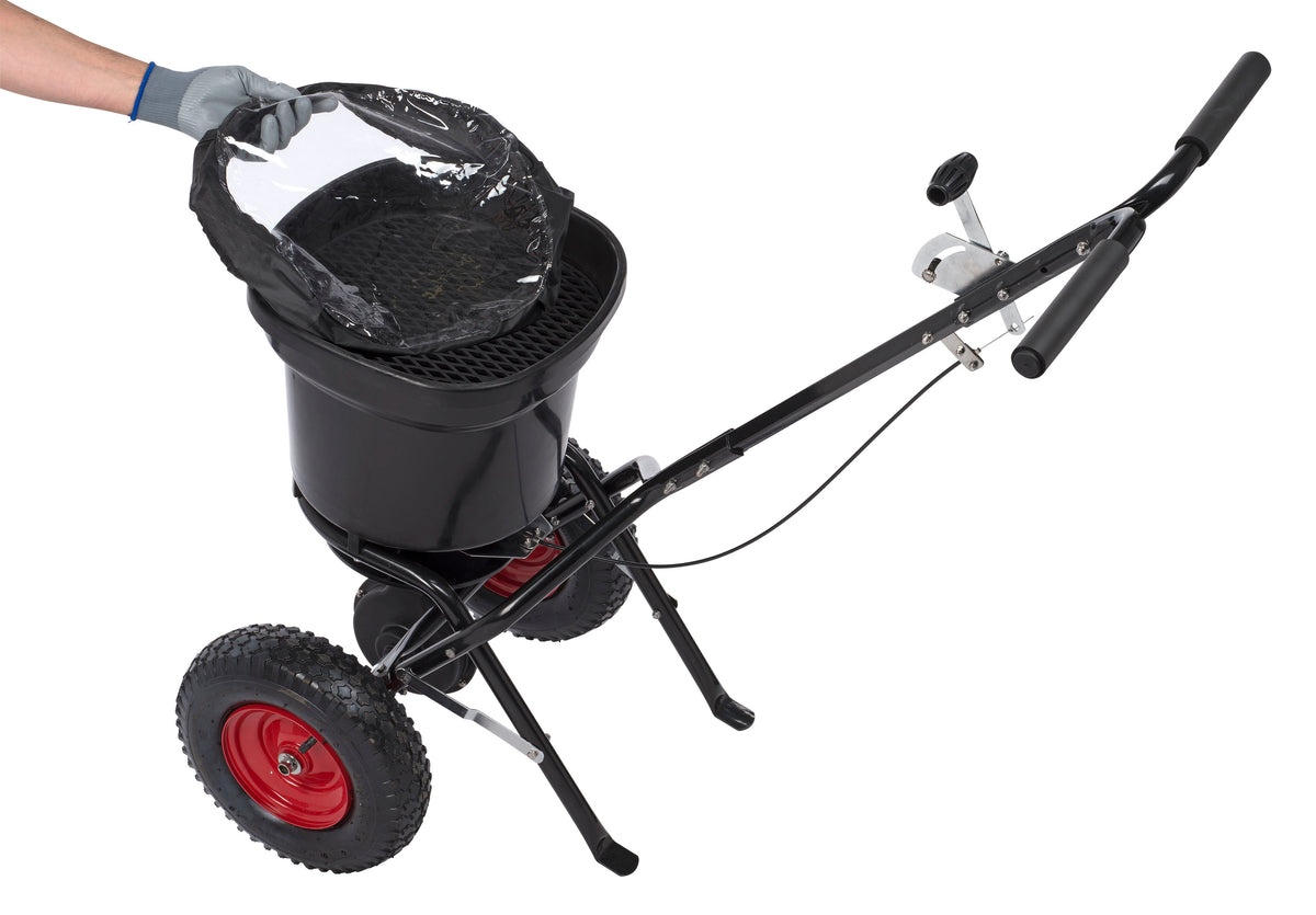Salt og gødnings rotationsspreder 23 kg.