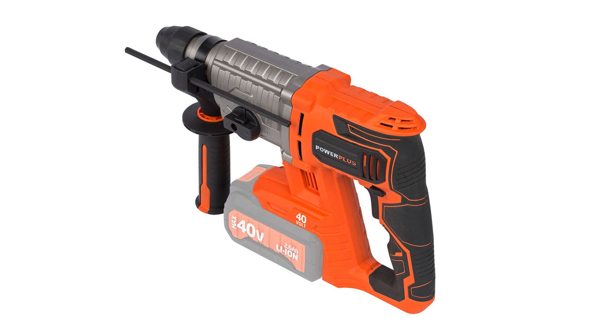 Borehammer 40 Volt med 5 dele (Uden batteri)