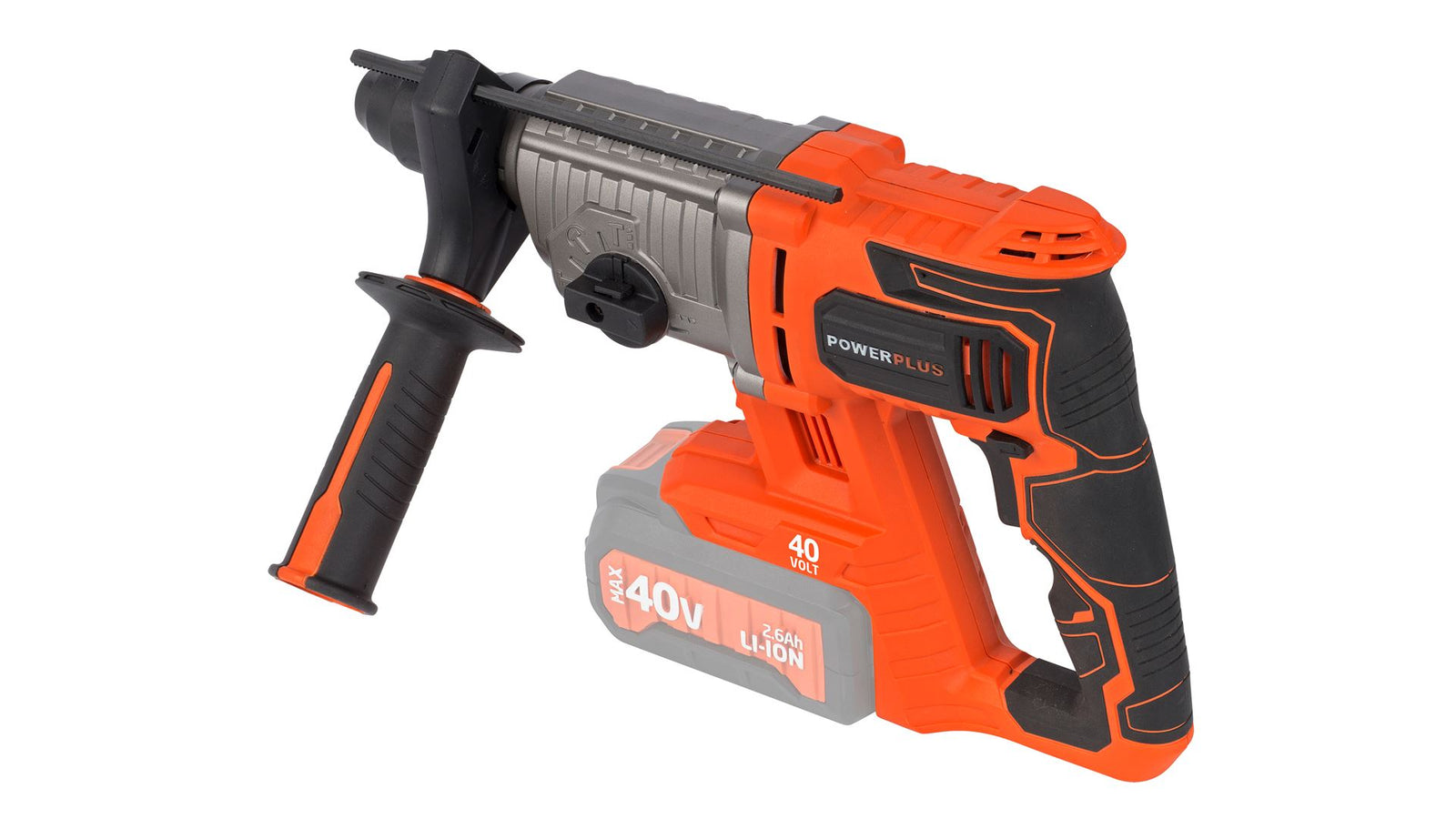 Borehammer 40 Volt med 5 dele (Uden batteri)