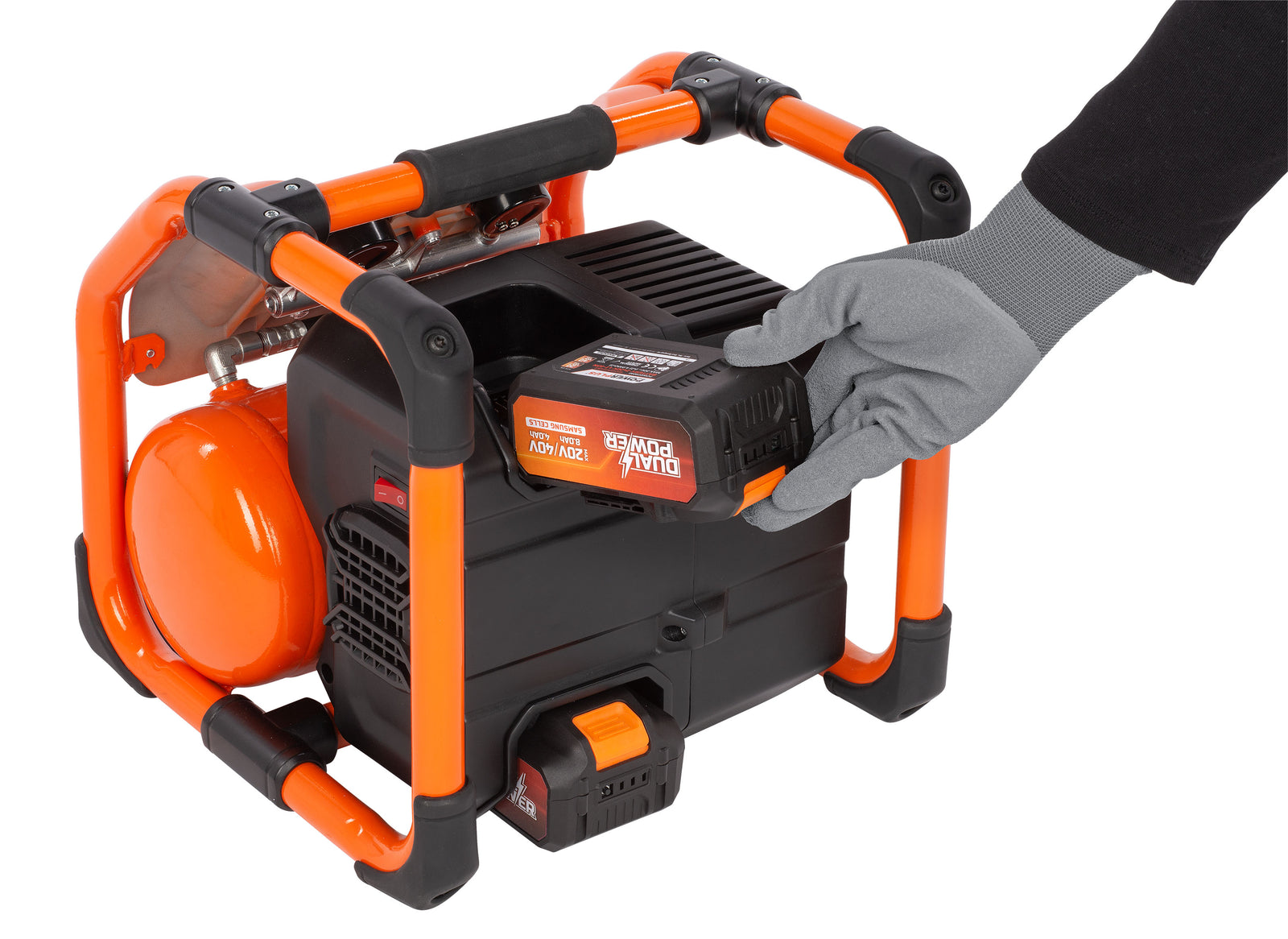 Kompressor 40 Volt x 2 UDEN BATTERI