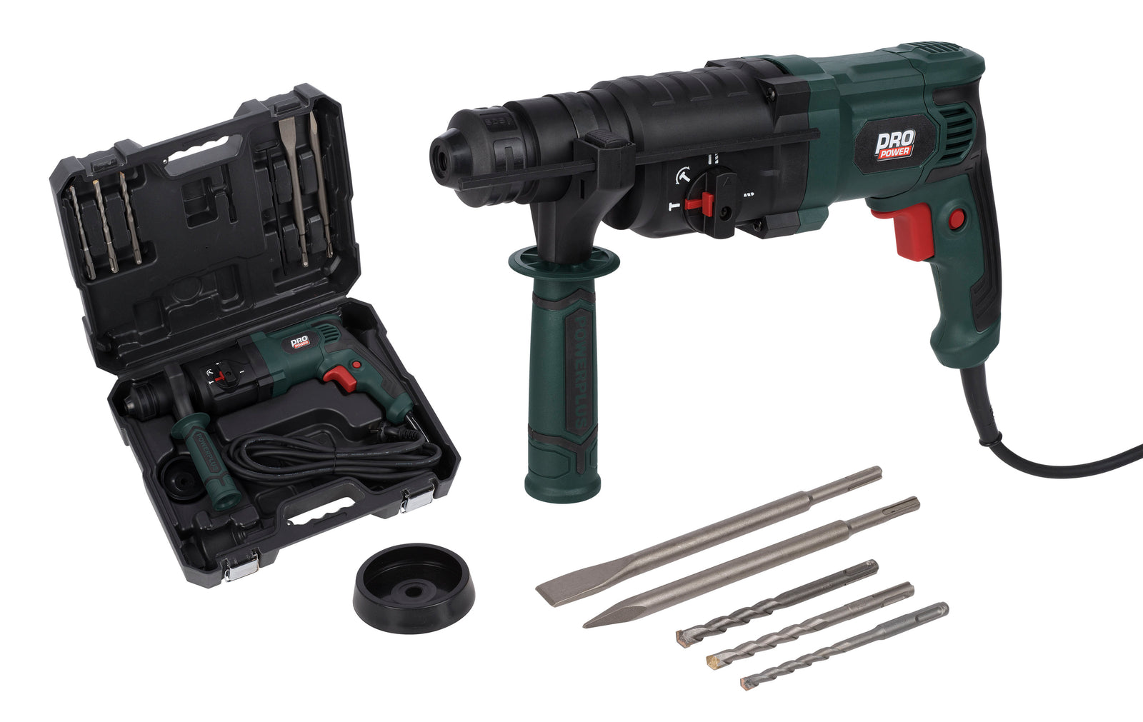 Borehammer 800 watt i kuffert
