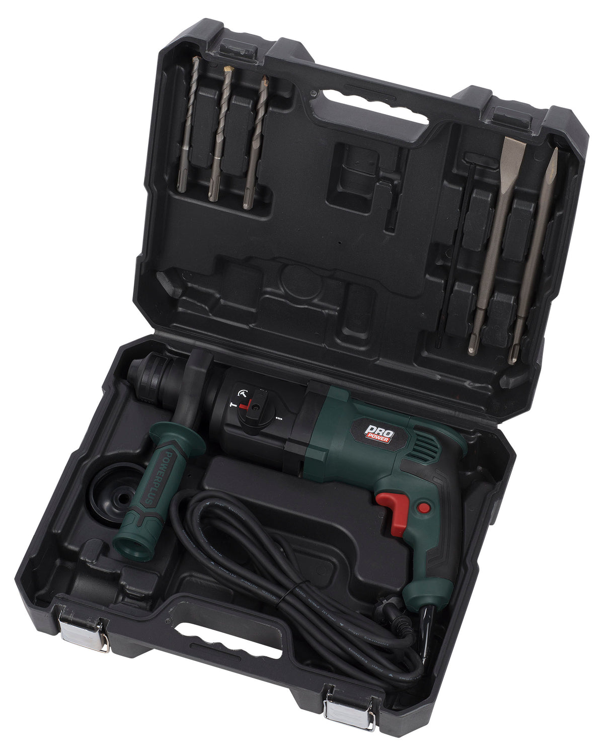 Borehammer 800 watt i kuffert