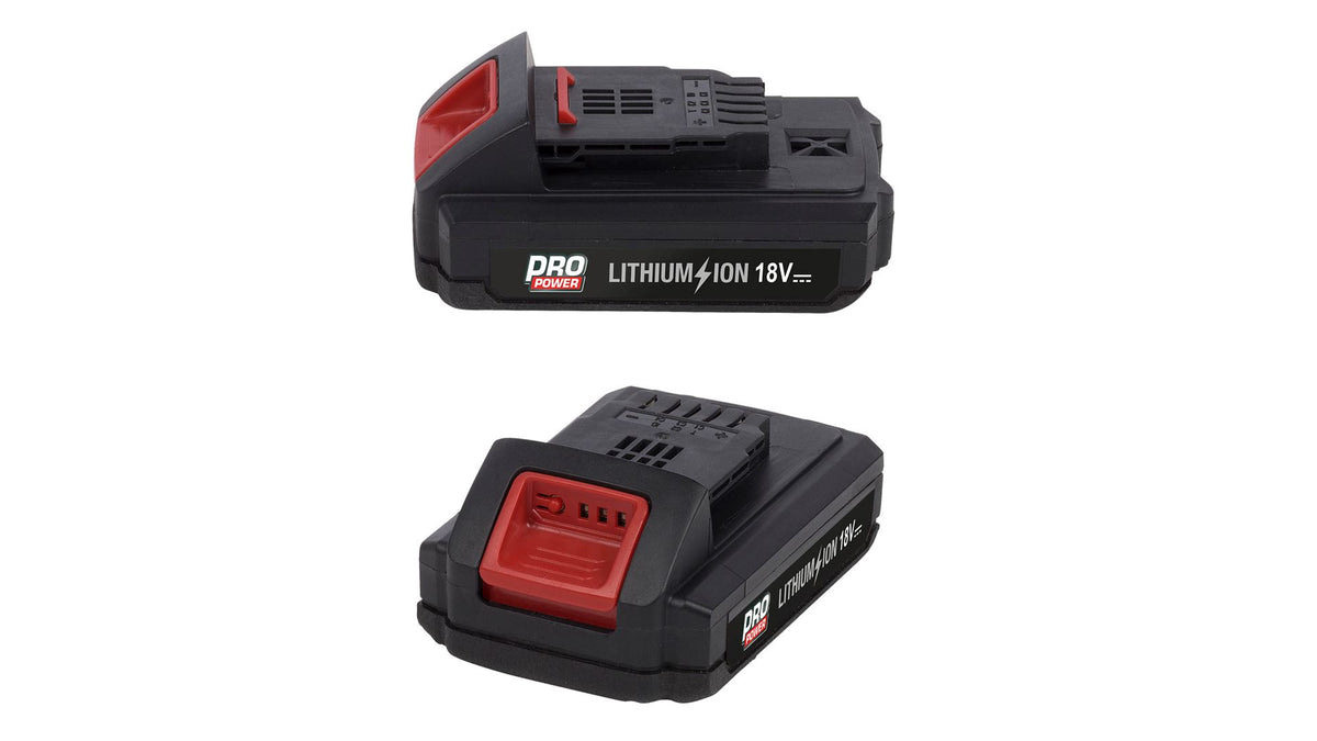 Skruemaskine 18 volt med 2 batterier
