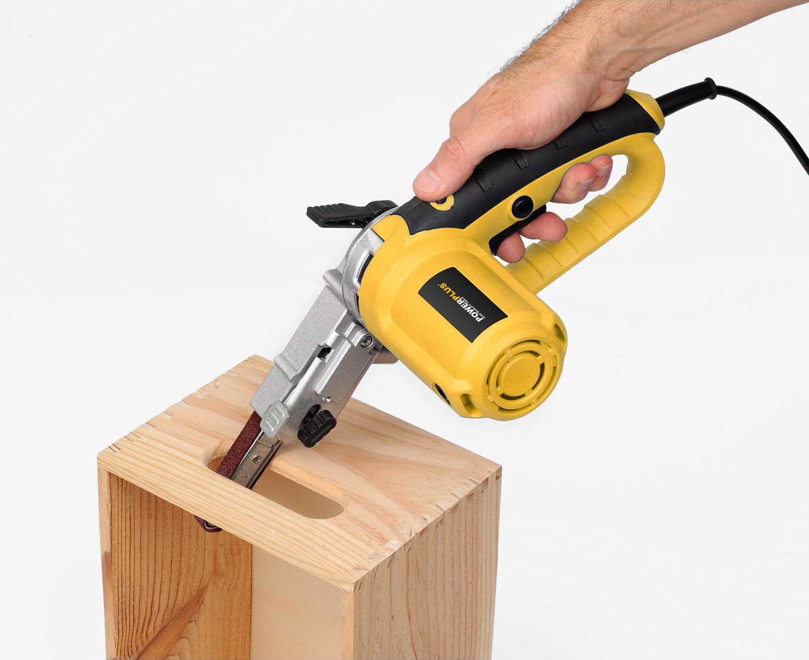 Båndfil 400 W til slibebånd 13 × 457 mm